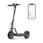 Patinete Eléctrico Adultos NAVEE N65i, Autonomía 65km, Máxima 25 km/h, Motor 1000W, Absorción Cuádruple Choques,24% Inclinación, Neumáticos Tubeless de 10,5”, IPX5, Flexible