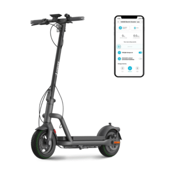 Patinete Eléctrico Adultos NAVEE N65i, Autonomía 65km, Máxima 25 km/h, Motor 1000W, Absorción Cuádruple Choques,24% Inclinación, Neumáticos Tubeless de 10,5”, IPX5, Flexible
