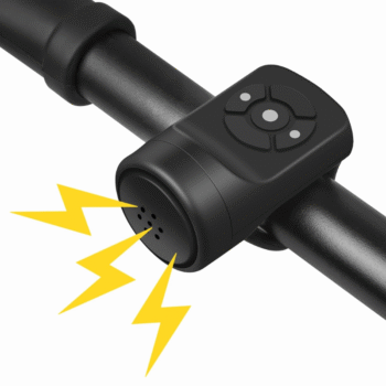 Timbre de Bicicleta, Alarma de bocina eléctrica, Timbre de Manillar de Bicicleta Impermeable IPX4, Volumen 120 decibeles, Accesorios de Ciclismo para Scooter MTB BMX